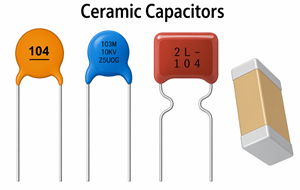 Types or Examples of Ceramic Capacitors